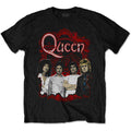 Queen Ornate Crest Photo Black
