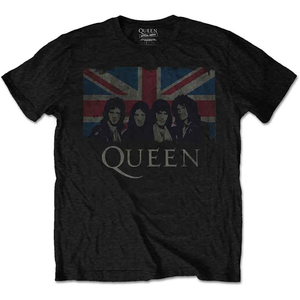 Queen Vintage Union Jack Black