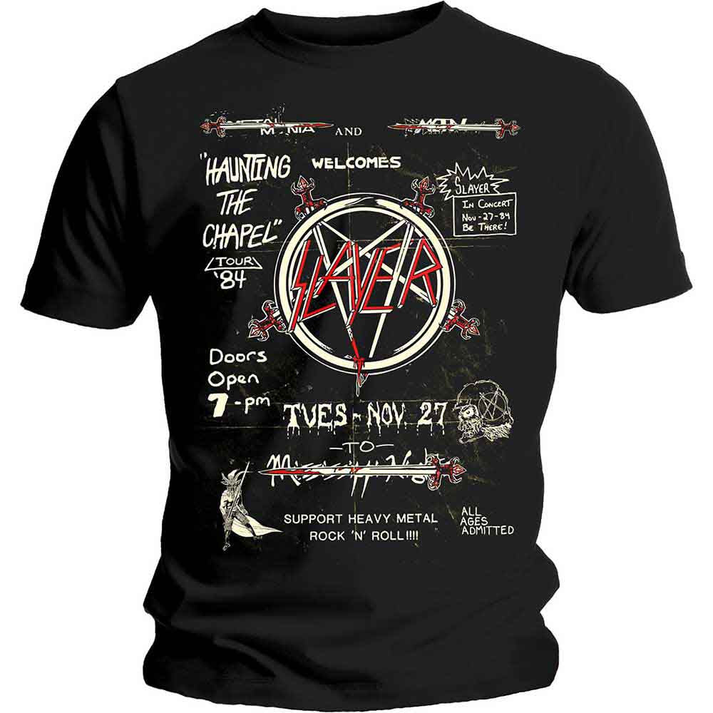 SLAYER Haunting 84 Flier Black