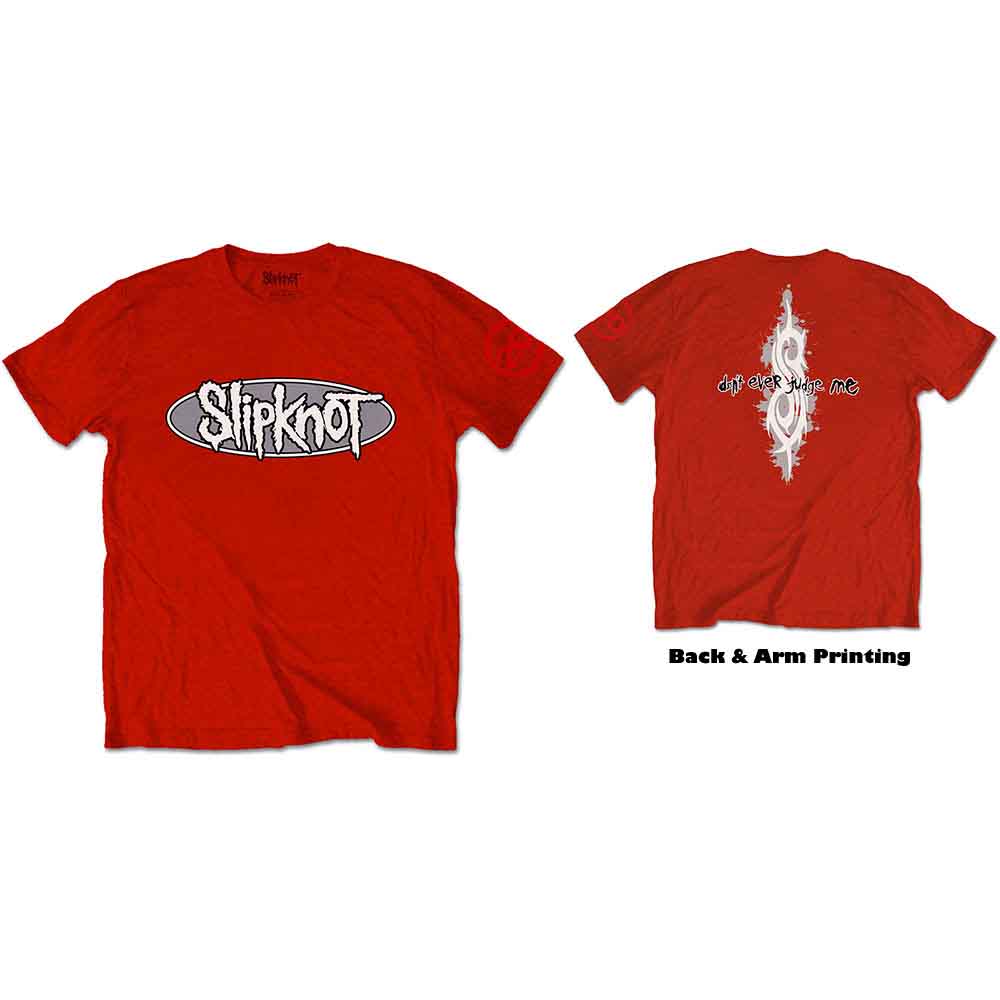 Slipknot 21st Anniversary Don't Ever Judge Me Red