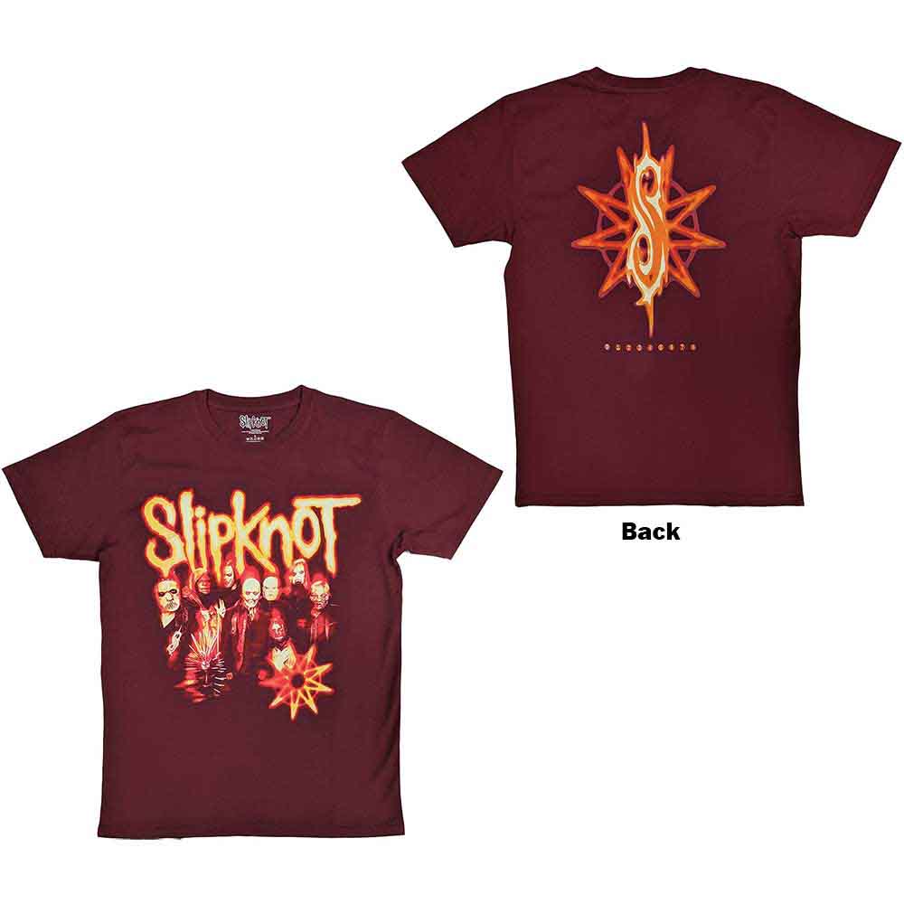 Slipknot The End So Far Group Photo Tribal S Nonogram Red