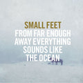 Small Feet From Far Enough Away Everything Sounds Like The Ocean