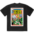 Star Wars Luke & Leia Comic Cover Black