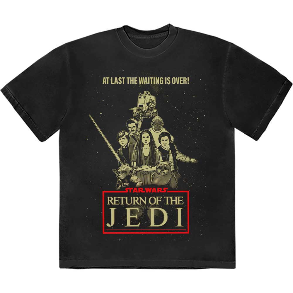 Star Wars Return Of The Jedi Waiting Is Over Black
