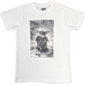 Star Wars The Mandalorian Grogu B&W White