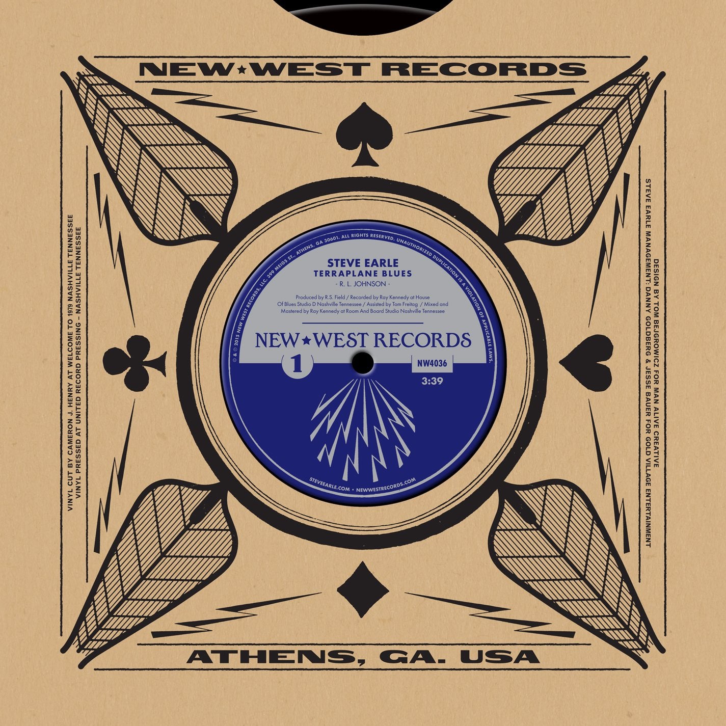 Steve / Johnson Earle Terraplane Blues - 10"
