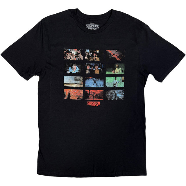 Stranger Things Hawkins Power and Light T-Shirt - (Black)