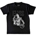 Sun Records Elvis Live Portrait Black