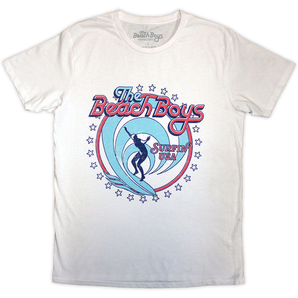 The Beach Boys Surfin' USA Circle White