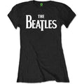 The Beatles Drop T Logo Black