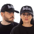 The Beatles Drop T Logo Black