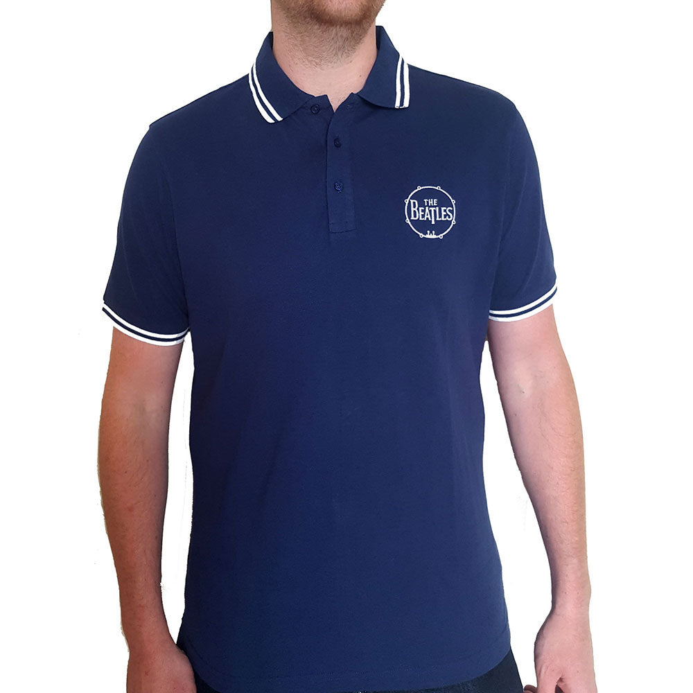The Beatles Drum Logo Blue