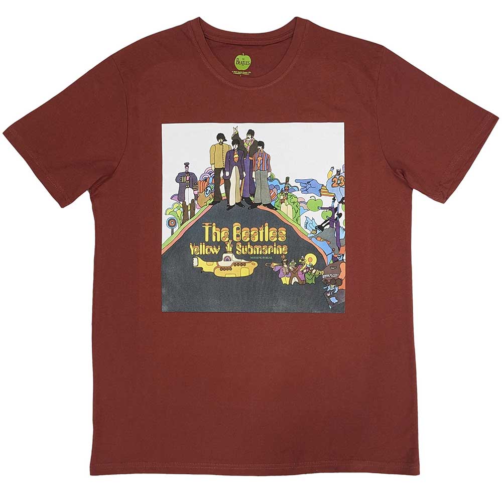 The Beatles Yellow Submarine Album Cover Red
