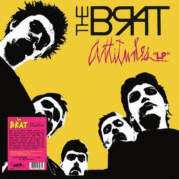 THE BRAT Attitudes LP (Yellow Vinyl)