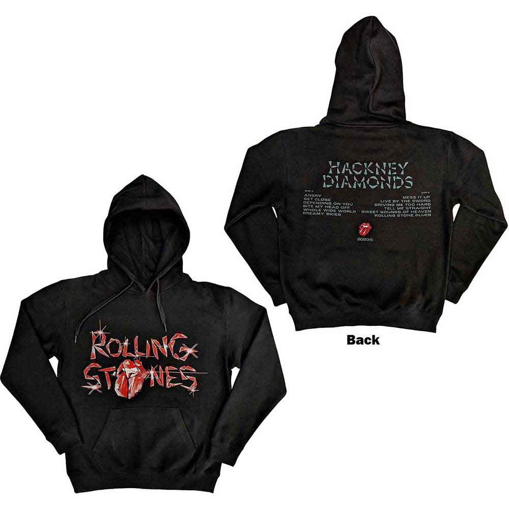 The Rolling Stones Hackney Diamonds Glass Logo Black