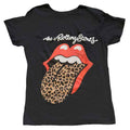 The Rolling Stones Leopard Print Tongue Black