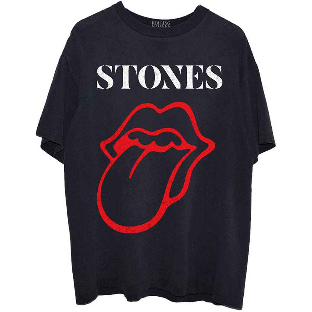The Rolling Stones Sixty Classic Vintage Tongue Black