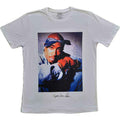 Tupac Blue Bandana White
