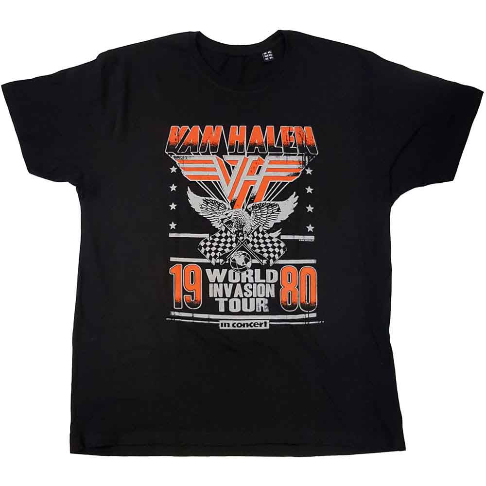 Van Halen Invasion Tour '80 Black