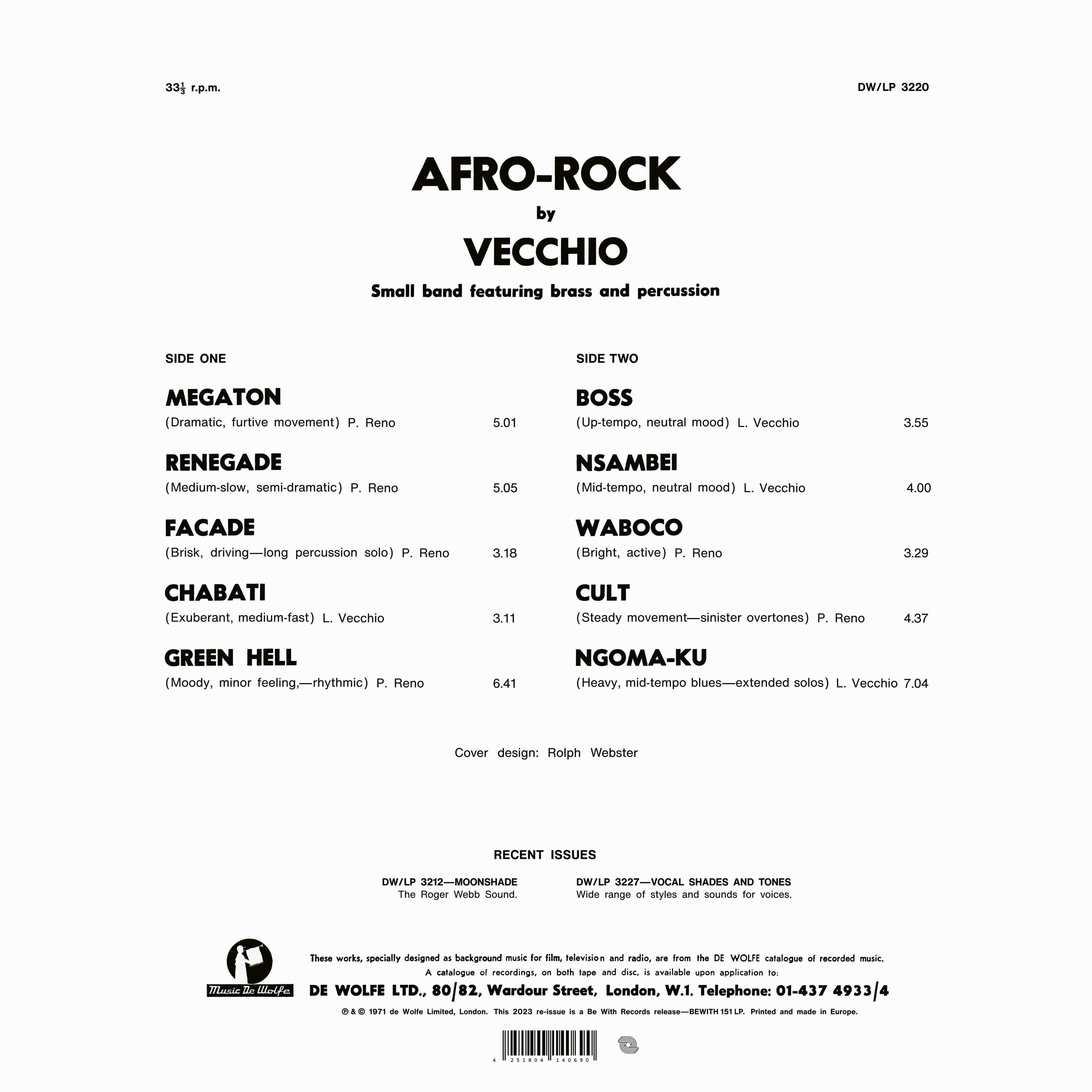 VECCHIO Afro-Rock