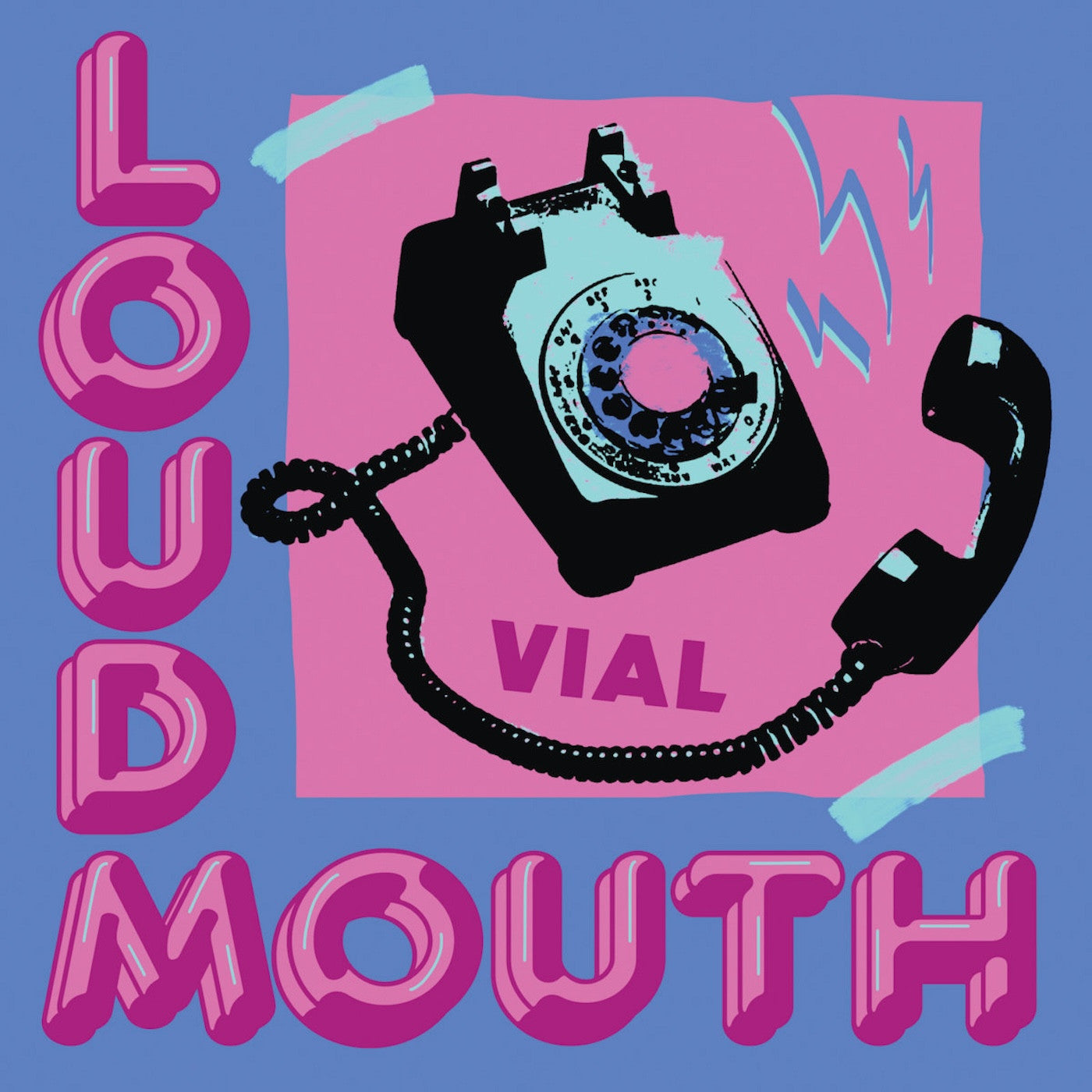 VIAL Loudmouth (Ice Blue With Aqua Blue Spokes Vinyl)