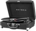 Victrola Victrola-550BT-BLK Journey Bluetooth Wireless Suitcase Turntable 3 Speed (Black)