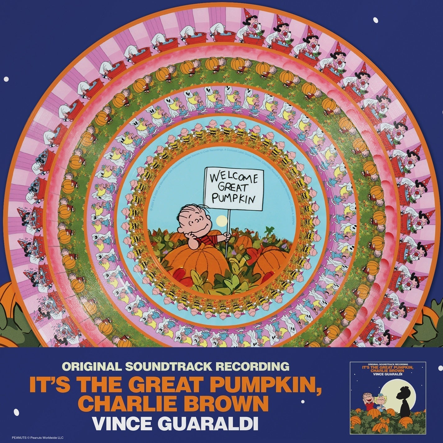 Vince Guaraldi It's The Great Pumpkin, Charlie Brown (Original Soundtrack Recording) (Zoetrope Vinyl, 45 Rpm)