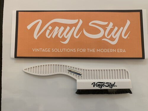 Vinyl Styl Vinyl Styl® Premium Conductive Anti-Static Record Cleaning Brush (White)