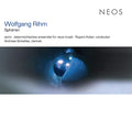 WOLFGANG RIHM Spharen