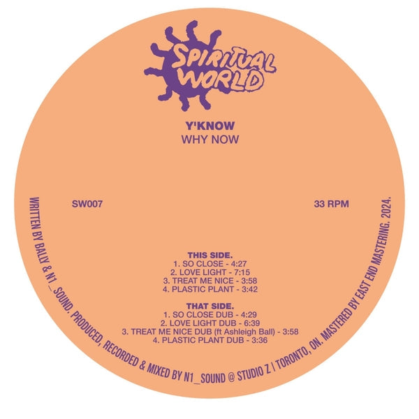 Y'Know Why Now [12"]