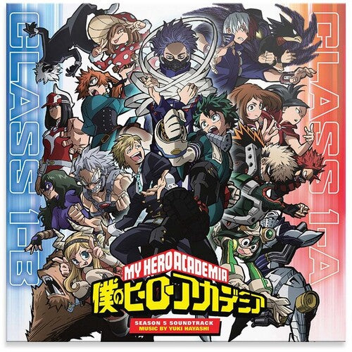 Yuki Hayashi My Hero Academia: Season 5 (Original Series Soundtrack) (Colored Vinyl, Blue, Red, 150 Gram Vinyl) (2 Lp's)